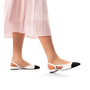 Bh. MSRP $45 NWB DREAM PAIRS CAP-TOE SLINGBACK FLATS ♡SIZE 8♡